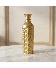 Vase ELORIA doré en métal...