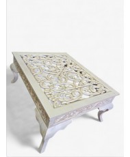 Table Basse Giulia grège doré