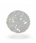 Set de table rond fleur
