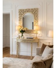 Console DEMI-LUNE en bois...