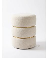 Pouf IRIS 3 étages – Beige...