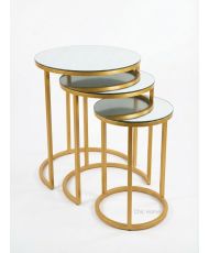 Tables TRIO – Doré | Chic Home