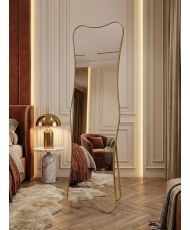 Miroir MARIA ondulé – Doré...