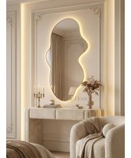 Miroir ANNA LED – Doré |...