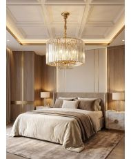 Lustre LUMIA – Doré | Chic...